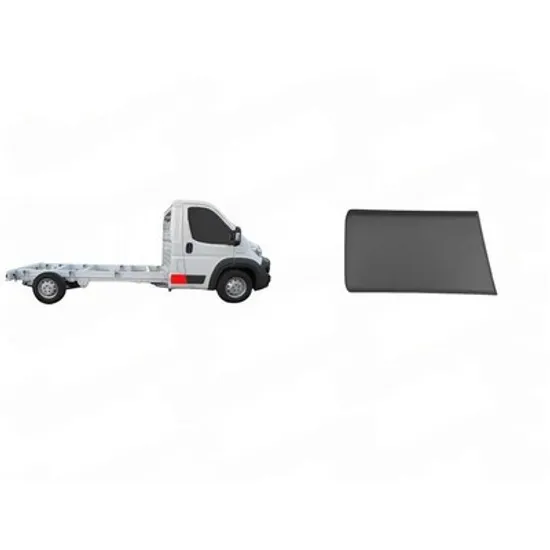 Bandou Lateral PEUGEOT BOXER 2006-> Bandou stalp Usa fata gri (caroserie deschisa) DREAPTA Perioada 2006 2007 2008 2009 2010 2011 2012 2013 2014