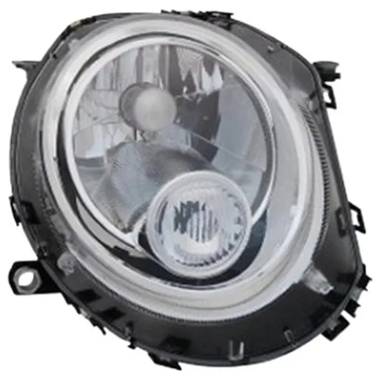 Far dreapta MINI MINI COOPER R50; R53 2001->2006 perioada 2006 cu motor reglaj, semnal alb, cu reglaj electric, cu bec H4