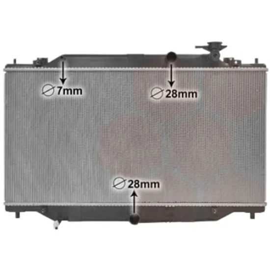 Radiator apa MAZDA 3 BM 2013-> pentru 2.2 D, perioada 2013 2014 2015 2016 2017 2018