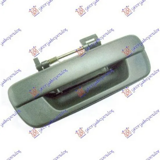 Maner capota spate ISUZU D-MAX 1 2002->2012 Maner capota spate exterior negru (D-Max ) Perioada 2002 2003 2004 2005 2006 2007 2008 2009 2010 2011 2012