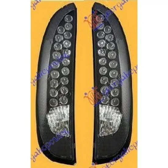 Stop Spate OPEL CORSA C 2000->2009 Lampa spate negru LED Perioada 2000 2001 2002 2003 2004 2005 2006