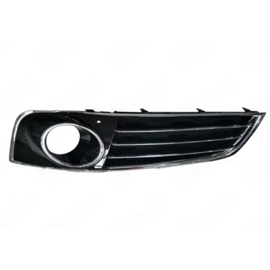 Grila Bara AUDI A8 2009->2018 Grila bara fata (cu gaura Proiector) (cu 3 ornamente cromate) DREAPTA Perioada 2009 2010 2011 2012 2013