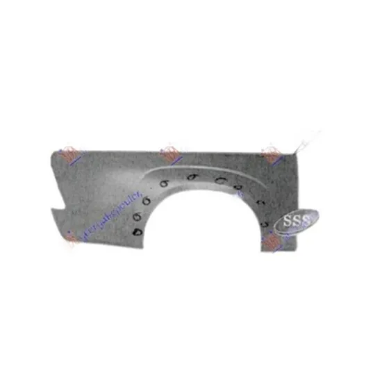 Aripa Spate ISUZU D-MAX 1 2002->2012 Panou lateral 2 usi EXTRA CAB (cu gauri ornament) dreapta, 2007->2013 Perioada 2007 2008 2009 2010 2011 2012