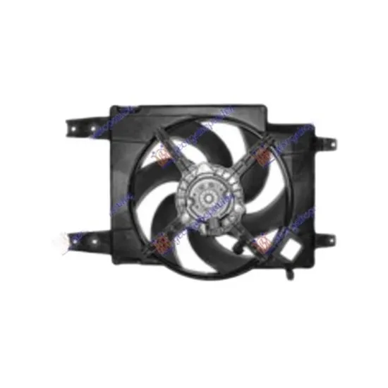 Ventilator Motor ALFA ROMEO 156 1997->2005 Electroventilator complet (1.6-1.8-2.0L benzina) cu aer conditionat Perioada 1997 1998 1999 2000 2001 2002 2003 2004 2005