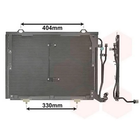 Radiator Aer Conditionat MERCEDES C-CLASS W202 1993->2000 Radiator aer conditionat 2.2D 16V CDi (54.5x41x1.6) Perioada 1993 1994 1995 1996 1997 1998 1999 2000
