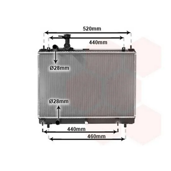 Radiator Motor SUZUKI SWIFT 5 2017-> Radiator apa 1.2i16v HYBRID benzina (375x560x16) (KOYO) Perioada 2017 2018 2019 2020 2021 2022 2023