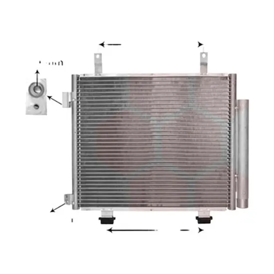 Radiator aer conditionat RENAULT CAPTUR 1 2013->2020 1.2 TCe 120 87KW 118CP , pentru motor H5F 408, H5F 412 perioada 2016 2017,2018,2019,2020 2021