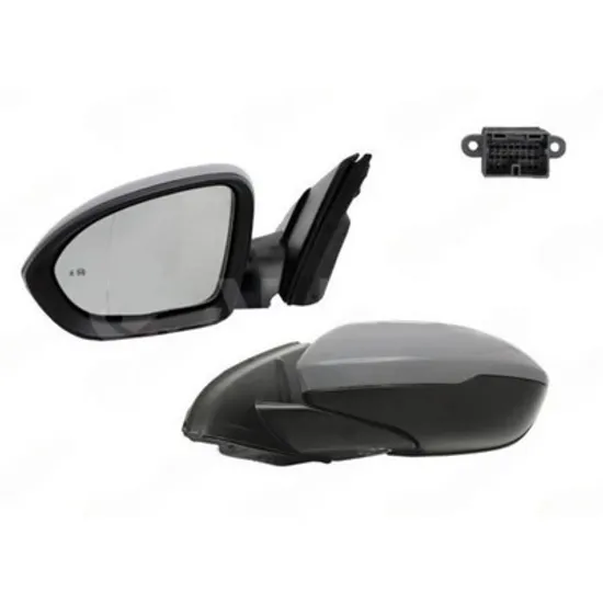 Oglinda OPEL INSIGNIA B 2017-> Oglinda exterioara electrica cu incalzire cu rabatare electrica pentru vopsit (cu lampa podea si senzor banda) STANGA Perioada 2017 2018 2019 2020 2021 2022 2023