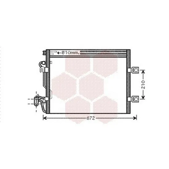 Radiator Aer Conditionat MERCEDES S-CLASS W221 2005->2013 Radiator aer conditionat benzina/ diesel (58x48) Perioada 2005 2006 2007 2008 2009 2010 2011 2012 2013