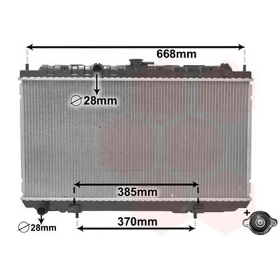 Radiator Motor NISSAN ALMERA 2 2001->2006 Radiator apa .1.5-1.6-1.8 +/-AC (36x69) U.K. (KOYO) Perioada 2000 2001 2002 2003 2004 2005 2006