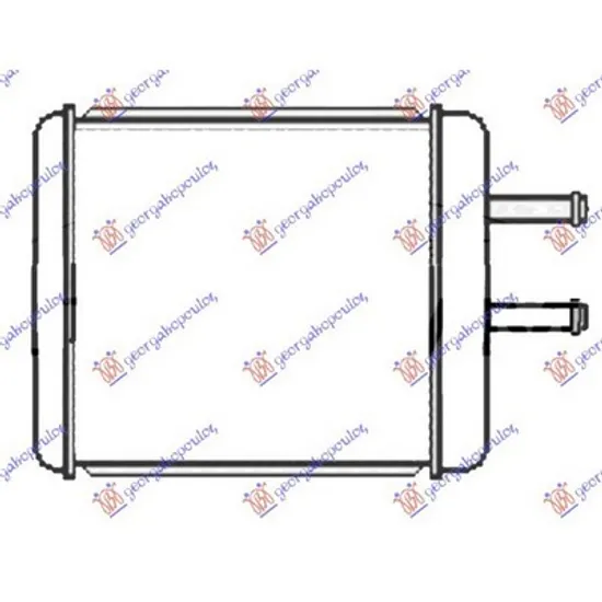 Radiator Incalzire KIA SPORTAGE 1994->2004 Calorifer (BR) (168x160x22) HELLA TYPE Perioada 1994 1995 1996 1997 1998 1999 2000 2001 2002 2003 2004
