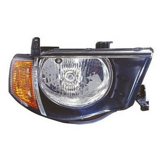 Faruri MITSUBISHI L200 2005->2015 Far dreapta pt 4 usi sau cabina dubla, cu semnal galben Perioada 2005 2006 2007 2008 2009 2010 2011 2012 2013 2014 2015