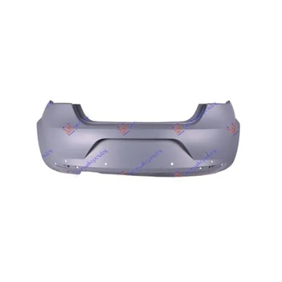 Bara Spate SEAT LEON 2005->2012 Bara spate pentru vopsit ->2009 cu gauri senzori, Perioada 2005 2006 2007 2008 2009