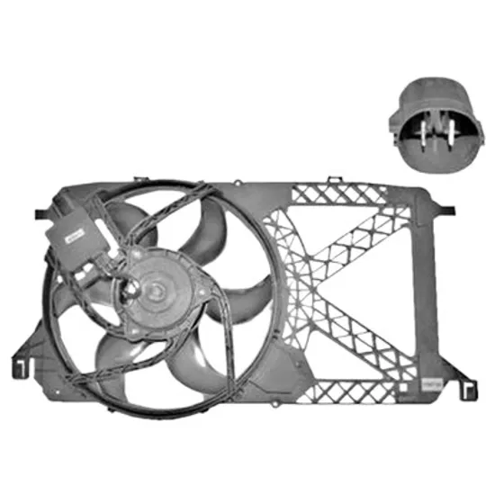 Ventilator motor FORD TRANSIT 2005->2014 2.2 TDCi RWD 74KW 100CP , pentru motor DRRA, DRRB, DRRC perioada 2011 2012 2013 2014