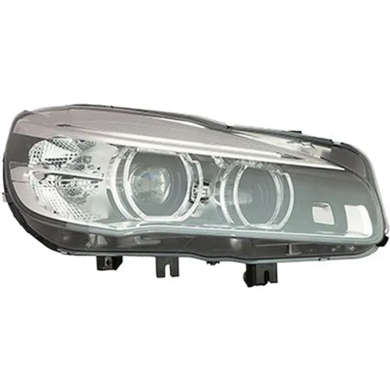 Far dreapta BMW 2 Active Tourer F45 2013->, 2 Gran Tourer F46 2014-> perioada 2014 2015 2016 2017 2018 2019 2020 pana la an de fabricatie 2018, fara motor reglaj, fara unitate control pentru reglaj nivel automat, semnal transparent, cu reglaj electric, cu bec LED