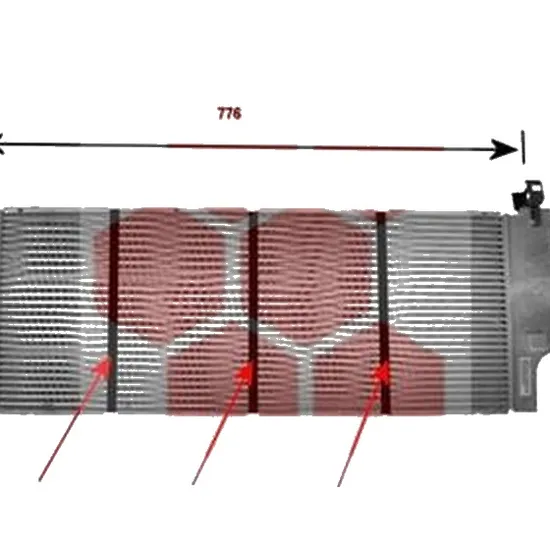 Intercooler RENAULT ESPACE 4 2002->2014 1.9 dCi 88KW 120CP , pentru motor F9Q 680, F9Q 820, F9Q 826 perioada 2002 2003,2004,2005,2006 2007