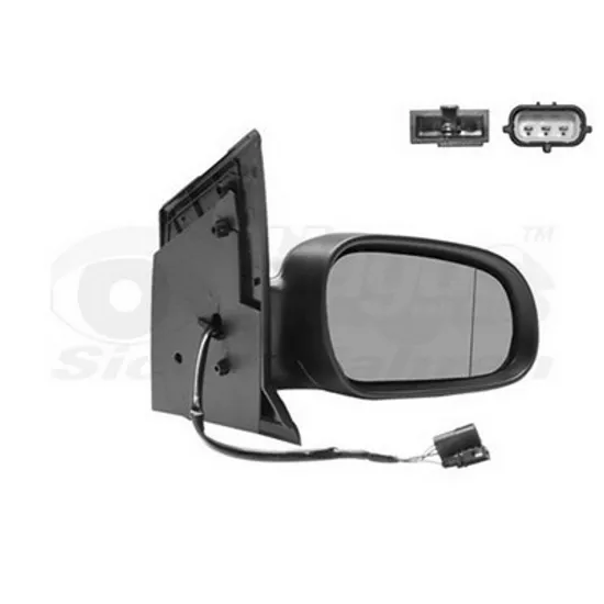 Oglinda VW FOX 2003->2014 Oglinda exterioara dreapta, electrica/incalzire, ptr vopsit Perioada 2003 2004 2005 2006 2007 2008 2009