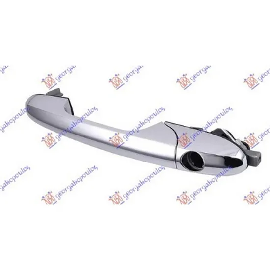 Maner Usa FIAT 500X 2014-> Maner usa fata exterior SATIN cromat stanga Perioada 2015 2016 2017 2018 2019 2020 2021