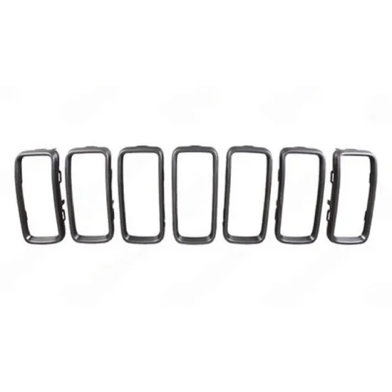 Ornament Grila JEEP RENEGADE 2014->2021 Bandou grila (SET 7 piese) (TRAILHAWK) Perioada 2018 2019 2020 2021 2022 2023 2024