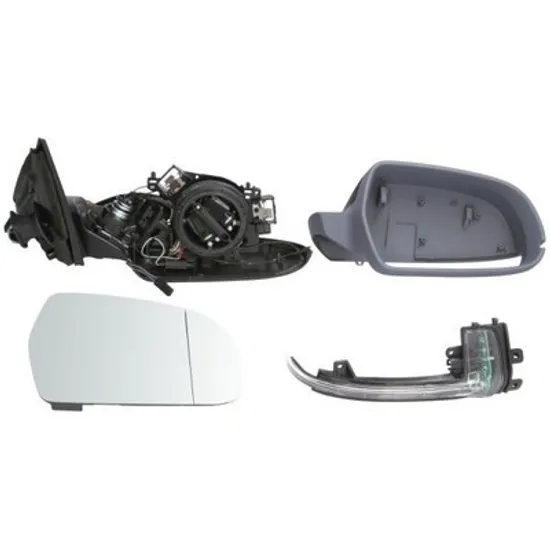 Oglinda AUDI A4 B8 2007->2015 Oglinda exterioara electrica cu incalzire cu rabatare electrica pentru vopsit (cu semnal si memorie) 2010- DREAPTA Perioada 2010 2011