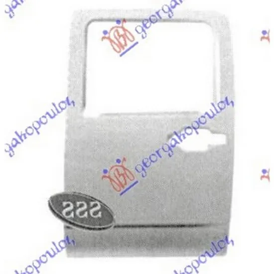 Usa spate ISUZU D-MAX 1 2002->2012 Usa spate stanga Perioada 2002 2003 2004 2005 2006 2007 2008 2009 2010 2011 2012
