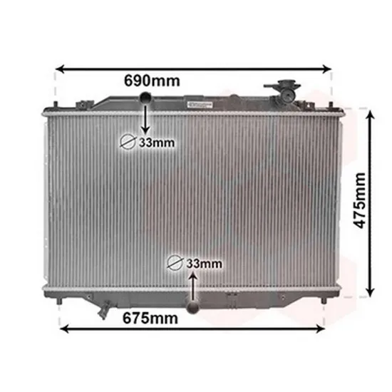 Radiator Motor MAZDA CX-5 2011->2017 Radiator apa 2.0 benzina manuala/cv automata (425x735x16) 2013->2017 Perioada 2011 2012 2013 2014 2015 2016
