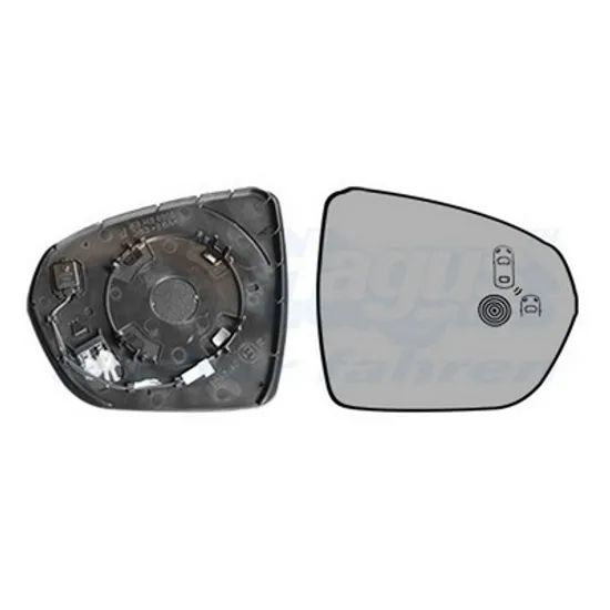 Sticla Oglinda PEUGEOT 5008 1 2009->2017 Geam oglinda exterioara cu incalzire cu senzor banda dreapta 2016-> Perioada 2016 2017 2017