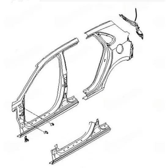 Panou Spate HYUNDAI i30 2017-> Panou Lampa stop spate (H/B) (O) STANGA Perioada 2017 2018 2019 2020