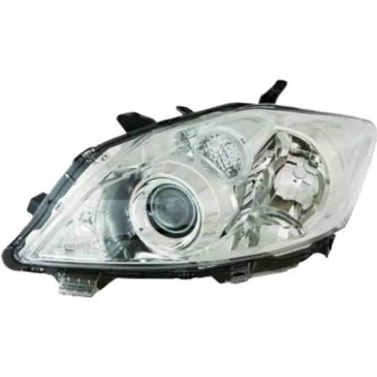 Far stanga TOYOTA AURIS / COROLLA E15 2006->2012 perioada 2006 2007 2008 2009 2010 2011 2012 de la an de fabricatie 01/2010, fara stecher, cromat, reglaj electric, cu bec D4S Lampa descarcare gaze, cu bec HB3, cu bec PY21W