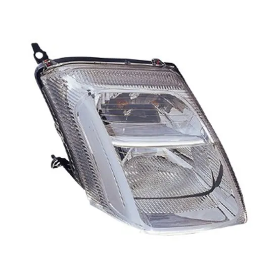 Far dreapta CITROEN C2 2003->2017 perioada 2003 2004 2005 2006 2007 2008 2009 2010 2011 2012 pana la an de fabricatie 2009, cu motor reglaj, semnal transparent, cu reglaj electric, cu bec H4