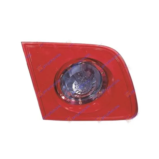 Stop Spate MAZDA 3 BK 2003->2009 Lampa spate stanga, interioara, ptr Sedan (4 usi), rosu Perioada 2000 2001 2002 2003 2004 2005 2006 2007 2008 2009