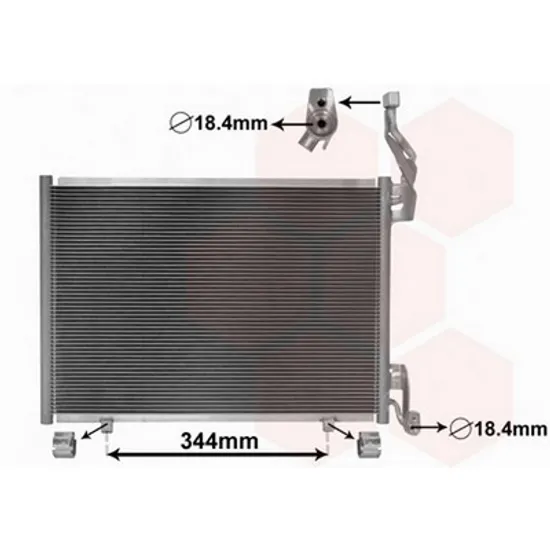Radiator Aer Conditionat FORD TRANSIT COURIER 2014-> Radiator aer conditionat 1.6 TDCi diesel 2014-> 540x357x16 Perioada 2014 2015 2016 2017 2018