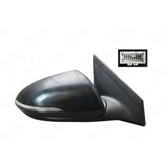 Oglinda HYUNDAI ELANTRA 2016->2020 Oglinda exterioara electrica cu incalzire cu rabatare electrica cu memorie pentru vopsit (14 PIN) (cu semnal si senzor banda) DREAPTA Perioada 2016 2017 2018 2019 2020