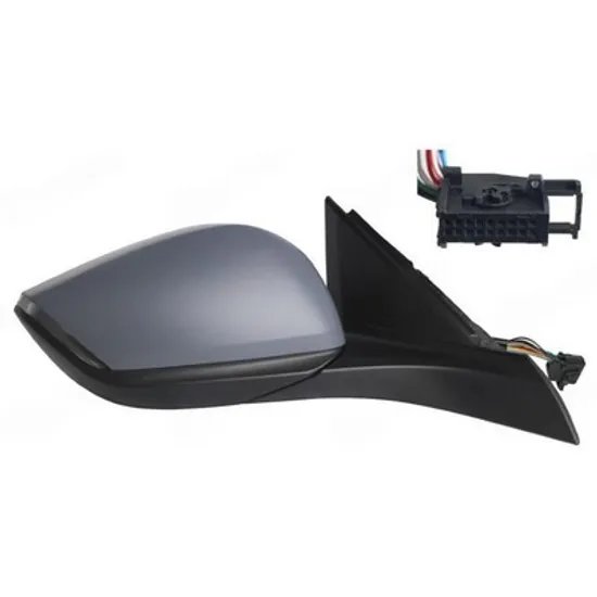 Oglinda OPEL ASTRA L 2021-> Oglinda exterioara electrica cu incalzire cu rabatare electrica pentru vopsit (cu semnal LED si lampa podea si senzor.) (18H11P) DREAPTA Perioada 2021 2022 2023 2024 2025