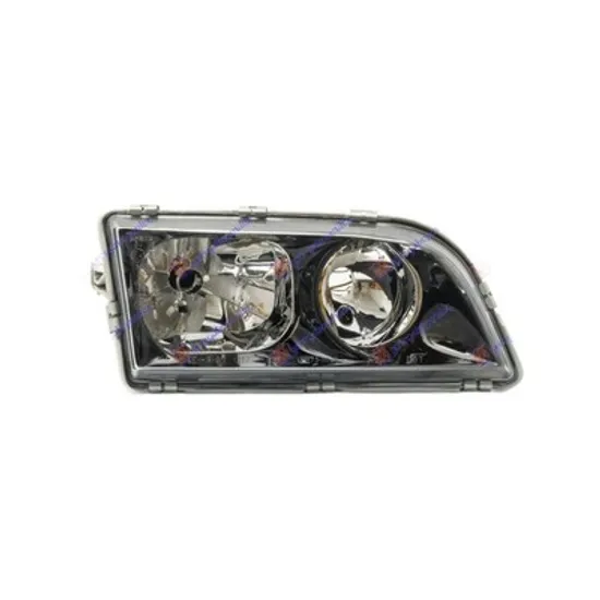 Faruri VOLVO S40 1 1995->2004 Far dreapta cu reglaj mecanic/electric, H7/H7, negru, 05 2000->2003 Perioada 2000 2001 2002 2003 2004