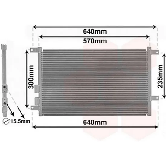 Radiator Aer Conditionat ALFA ROMEO 156 1997->2005 Radiator aer conditionat (52x35^20) 1997->2001 Perioada 1997 1998 1999 2000 2001 2002 2003