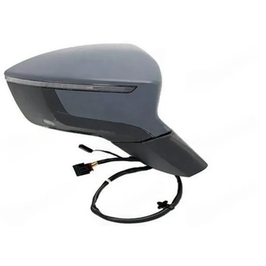 Oglinda CUPRA ATECA 2018-> Oglinda exterioara electrica cu incalzire cu rabatare electrica pentru vopsit cu memorie (cu semnal si lampa de podea si senzor banda) (15pin) DREAPTA Perioada 2018 2019 2020 2021 2022