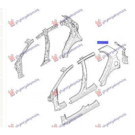 Aripa Spate KIA PICANTO 2017-> Aripa spate original dreapta Perioada 2017 2018 2019 2020 2021 2022 2023