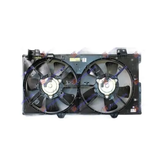 Ventilator Motor MAZDA 6 GG 2002->2008 Electroventilator complet dublu benzina - diesel 05- (4+4 PIN) Perioada 2002 2003 2004 2005 2006 2007