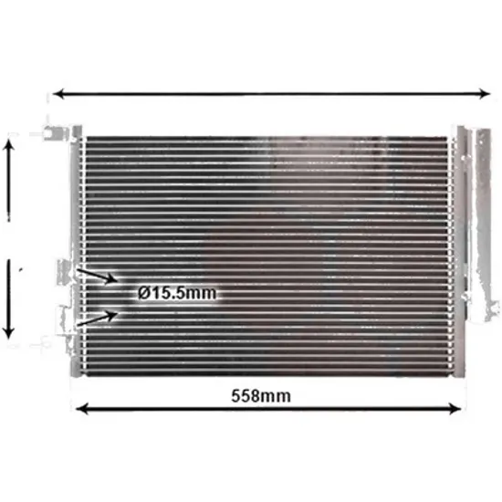 Radiator aer conditionat AUDI A8 4E2; 4E8 2002->2010 pentru 4.2 TDI quattro, perioada 2005 2006 2007 2008 2009 2010