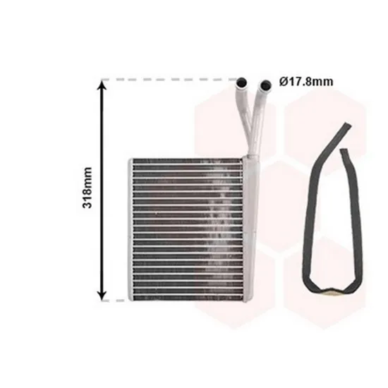 Radiator Incalzire MERCEDES SPRINTER 901, 902 1995->2006 Calorifer BEHR +/-AC 165x220 VALEO TYPE Perioada 1995 1996 1997 1998 1999 2000 2001 2002 2003 2004 2005 2006
