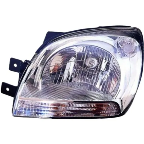 Far dreapta KIA SPORTAGE 2004-2010 perioada 2006 2007 2008 2009 2010 pana la an de fabricatie 03/2008, fara motor reglaj, semnal transparent, cu bec H4,