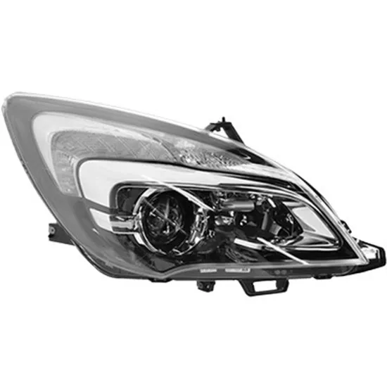 Far dreapta OPEL MERIVA B 2010->2017 perioada 2011 2012 2013 2014 2015 2016 2017 de la an de fabricatie 01/2014, cu motor reglaj, cu reglaj electric, adaptiv, cu bec LED