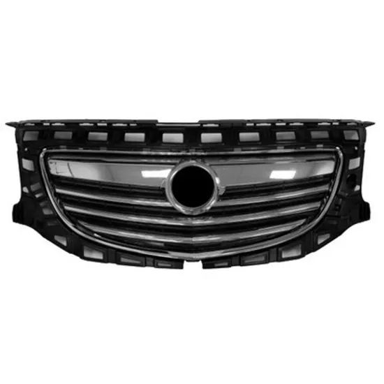 Grila Radiator OPEL INSIGNIA A 2008->2017 Grila radiator neagra cu ornamente cromate Perioada 2008 2009 2010 2011 2012