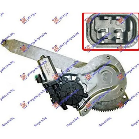Macara Usa TOYOTA YARIS 2013->2020 Macara geam usa spate electrica (EUROPE) stanga Perioada 2017 2018 2019 2020 2021 2022 2023