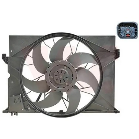 Ventilator Motor MERCEDES S-CLASS W221 2005->2013 Electroventilator racire complet benzina-diesel (480mm) 4PIN 600W Perioada 2005 2006 2007 2008 2009 2010 2011 2012 2013