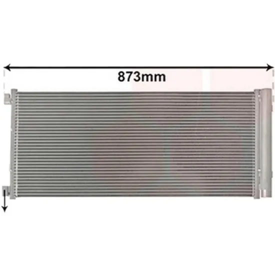 Radiator aer conditionat VOLVO XC60 2 2017->, V90 CROSS COUNTRY 2 2016-> pentru 2.0 T6 Polestar AWD, perioada 2016 2017 2018 2019 2020 2021 2022
