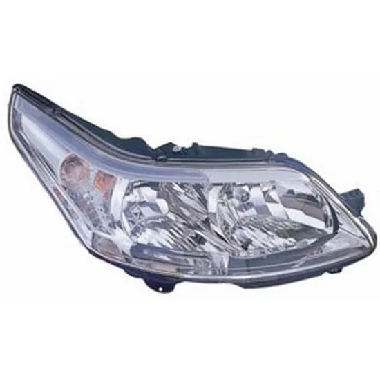Faruri CITROEN C4 1 LC 2004->2012 Far dreapta cu reglaj electric, H7/H1, cu semnal incorporat Perioada 2009 2010 2011 2012 2013