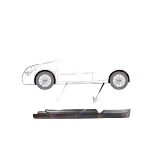 Prag Metalic VW GOLF 5 2003->2008 Prag 3 usi stanga, Perioada 2003 2004 2005 2006 2007 2008 2009