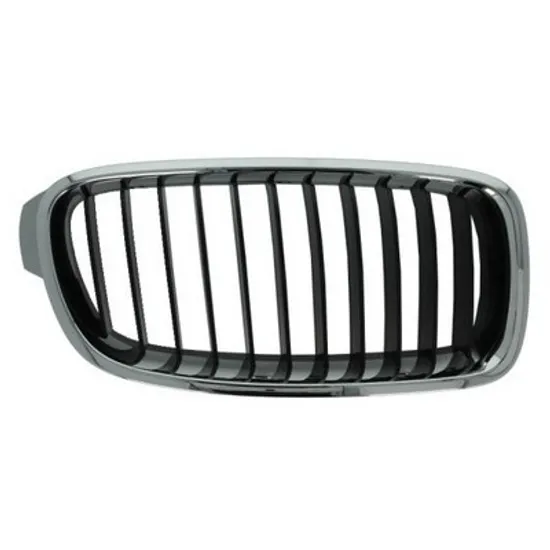Grila Radiator BMW 3 F30 2011->2018 Grila radiator dreapta negru/crom Perioada 2011 2012 2013 2014 2015 2016 2017